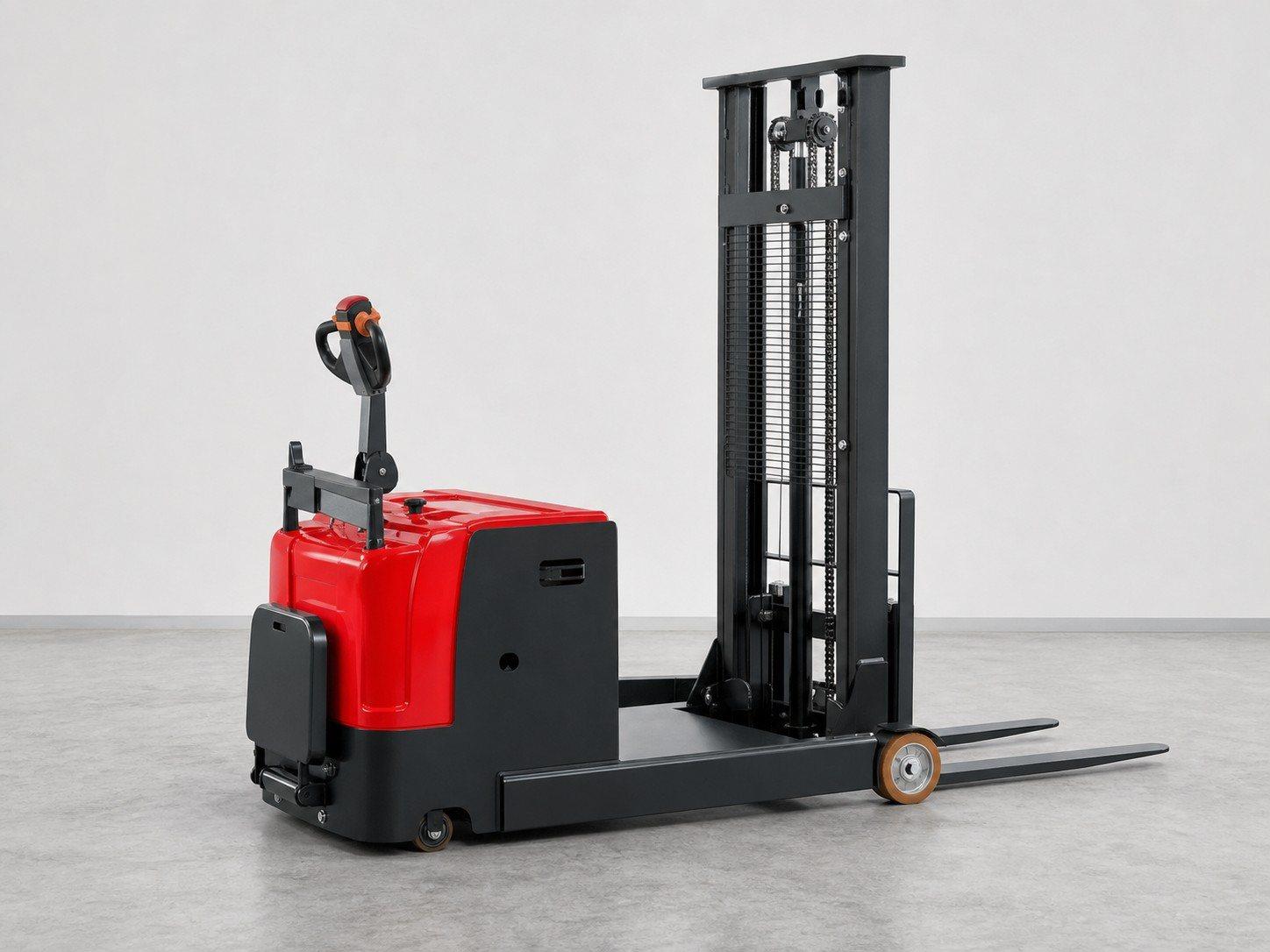 Electric counterbalanced stacker
