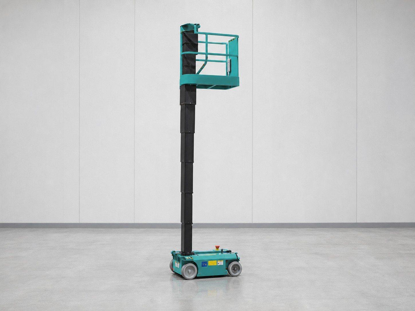 Vertical mast work platform