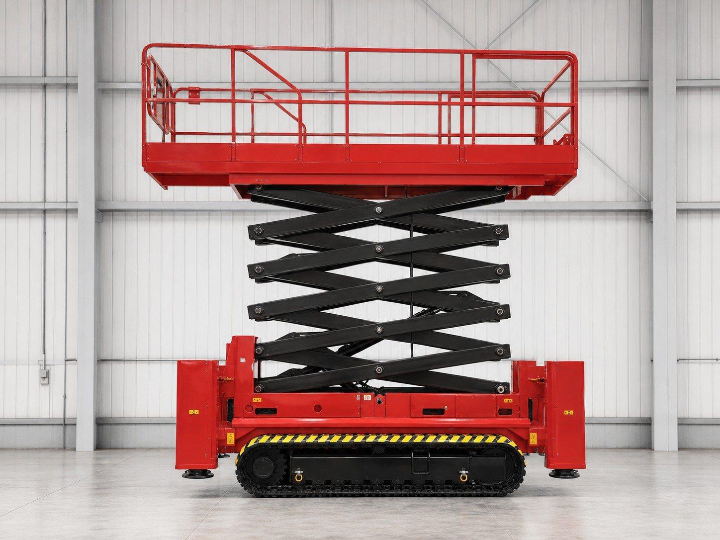 Electric scissor aerial work lift